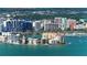 Aerial perspective of building and waterfront at 1233 N Gulfstream Ave # 502, Sarasota, FL 34236