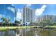 Luxury high-rise building with water features and city views at 1233 N Gulfstream Ave # 502, Sarasota, FL 34236