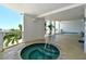 Relaxing hot tub with water feature at 1233 N Gulfstream Ave # 502, Sarasota, FL 34236