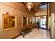 Elegant lobby with chandelier and seating at 1233 N Gulfstream Ave # 502, Sarasota, FL 34236