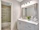 Updated bathroom with vanity and shower/tub combo at 1255 E Peppertree Dr # 402, Sarasota, FL 34242