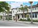 Luxury townhouses with landscaping and street view at 1273 Boulevard Of The Arts, Sarasota, FL 34236