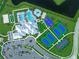 Community amenity center with pools, sports courts, and parking at 15147 Lyla Ter, Bradenton, FL 34211