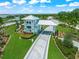 Aerial view of community gated entryway and landscaping at 15147 Lyla Ter, Bradenton, FL 34211