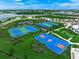 Aerial view of tennis and basketball courts at 15147 Lyla Ter, Bradenton, FL 34211