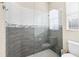 Modern bathroom with a large glass shower at 2232 Elcid Ct, Palm Harbor, FL 34683