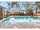 Relaxing screened pool with patio area at 2232 Elcid Ct, Palm Harbor, FL 34683