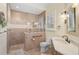 Bathroom with walk-in shower and modern fixtures at 230 Osprey Point Dr, Osprey, FL 34229