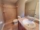 Clean bathroom with shower/tub combo, toilet and vanity at 2309 30Th W Ave, Bradenton, FL 34205