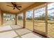 Relaxing screened porch overlooking backyard at 2415 Nowatney Ave, North Port, FL 34286