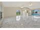 Bright living room, marble floors, pool view at 26071 Paysandu Dr, Punta Gorda, FL 33983