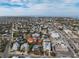 Aerial view of a single-Gathering home and surrounding neighborhood near the coast at 306 55Th St, Holmes Beach, FL 34217