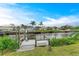 Private dock and canal access from the backyard at 3438 Yukon Dr, Port Charlotte, FL 33948