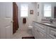 Clean bathroom with shower, toilet, and vanity at 3716 Eagle Hammock Dr, Sarasota, FL 34240