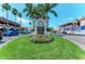 Venice, Florida welcome sign in a landscaped traffic circle at 401 Shore Rd, Nokomis, FL 34275