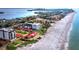 Beachfront property view, showing homes, beach, and ocean at 4239 Gulf Of Mexico Dr # Mh4, Longboat Key, FL 34228