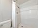 Simple bathroom with a shower and toilet at 4534 Pike Ave, Sarasota, FL 34233