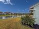 Waterfront property with canal views and lush landscaping at 4714 Potomac Cir, Bradenton, FL 34210