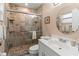 Updated bathroom with a large walk-in shower at 4714 Potomac Cir, Bradenton, FL 34210