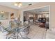 Dining area with views into living room at 4714 Potomac Cir, Bradenton, FL 34210