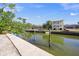 Tranquil waterfront property with a canal view and private dock at 4857 Primrose Path, Sarasota, FL 34242