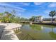 Private dock and serene canal views at 4857 Primrose Path, Sarasota, FL 34242