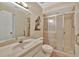 Bathroom with shower and toilet at 5248 Marshfield Ln # 2, Sarasota, FL 34235