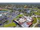 Aerial view of community clubhouse and homes at 5532 Country Club Way, Sarasota, FL 34243