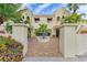 Front view of building with courtyard and fountain at 6101 34Th W St # 28B, Bradenton, FL 34210