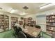 Community library with ample bookshelves at 6101 34Th W St # 28B, Bradenton, FL 34210