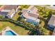 Overhead view showcasing home's location and features at 6556 Waterford Cir, Sarasota, FL 34238