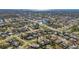 Aerial view of a residential neighborhood near the coast at 6556 Waterford Cir, Sarasota, FL 34238