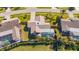 Bird's-eye view of house and surrounding neighborhood at 6556 Waterford Cir, Sarasota, FL 34238