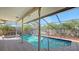 Private pool area with a spa and plenty of space for lounging at 6556 Waterford Cir, Sarasota, FL 34238