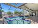 Enclosed pool and spa with access to the house at 6556 Waterford Cir, Sarasota, FL 34238