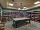 Relaxing library with a pool table and ample bookshelves at 6819 Grand Estuary Trl # 102, Bradenton, FL 34212