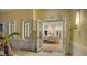 Open entryway leading to living area with sunset ocean view at 777 N Manasota Key Rd, Englewood, FL 34223