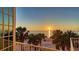 Stunning sunset over the ocean and beach at 777 N Manasota Key Rd, Englewood, FL 34223