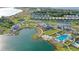 Luxury community showcasing lakefront property and resort amenities at 8043 Waterbend Trl, Sarasota, FL 34240