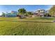 Backyard view of home with lush landscaping at 10106 46Th W Ave, Bradenton, FL 34210