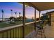 Relaxing porch with stunning waterfront sunset view at 10106 46Th W Ave, Bradenton, FL 34210