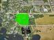 Aerial view showing a large lot near residential area at 1101 Anclote Blvd, Tarpon Springs, FL 34689