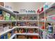 Well-organized pantry with ample shelving at 176 Avens Dr, Nokomis, FL 34275