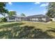 Backyard showcasing a screened-in pool, seamlessly blending indoor and outdoor living at 2102 Alaric St, Port Charlotte, FL 33952