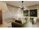 Tranquil home office featuring a desk, comfortable seating, and artwork at 33 S Palm Ave # 1601, Sarasota, FL 34236