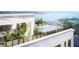Stunning rooftop pool with city and water views at 33 S Palm Ave # 1601, Sarasota, FL 34236