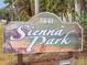 Sienna Park community sign with address 3441 at 3407 Clark Rd # 207, Sarasota, FL 34231