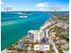 Breathtaking aerial view of the real estate property at 4822 Ocean Boulevard in Siesta Key, Florida, showcasing its prime location at 4822 Ocean Blvd # 8C, Sarasota, FL 34242