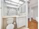 Bathroom with vanity, toilet and tiled floors at 5803 Garden Lakes Palm, Bradenton, FL 34203