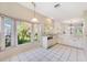 Kitchen boasts a bay window and ample counter space at 5803 Garden Lakes Palm, Bradenton, FL 34203